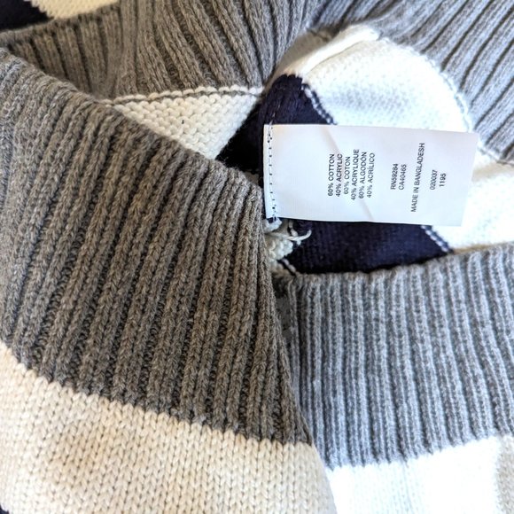 NWT The Children's Place Boys Knit Sweater Striped Pullover Cardigan M (… - Picture 3 of 4